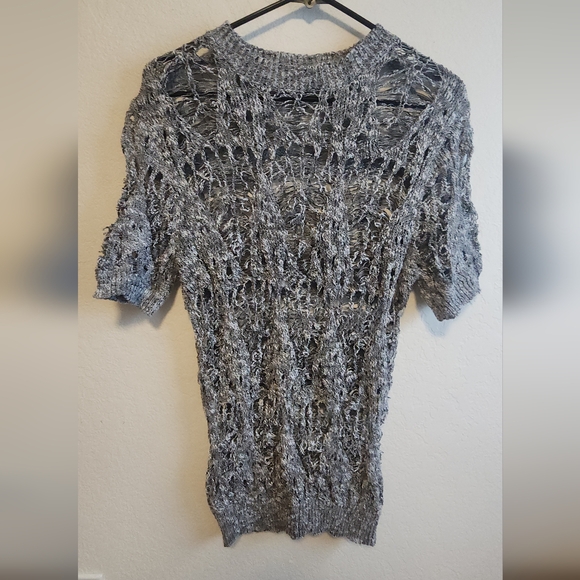 ROMWE Gray LOOSE Knit Sweater - Picture 11 of 11
